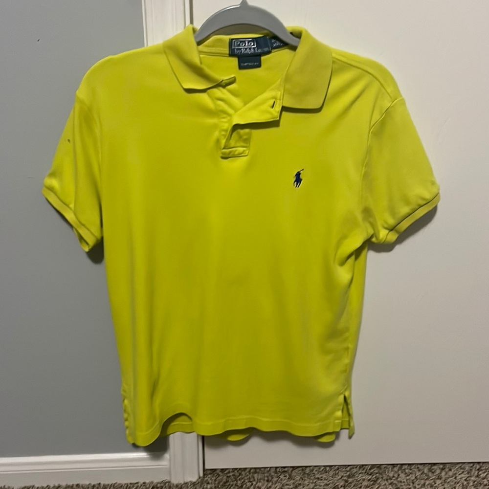 Yellow green polo by Ralph Lauren